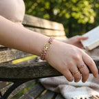 Rhodonite Tree of Life Bracelet: Love & Emotional Healing Talisman