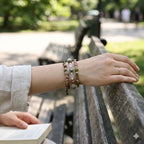 Unakite Harmony Bracelet Set: Balance & Vision Trio (3 PCS)