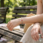 Red Eyelash Evil Eye Fluorite Bracelet: Passion & Protection Talisman