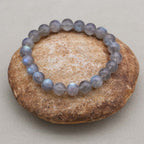 Magic & Intuition 8mm Natural Labradorite Beaded Flash Bracelet