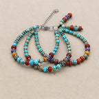 Harmony & Protection 3 Layer Imperial Jasper Multi Stone Bracelet