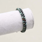 Passion & Vitality: Red Emperor Stone Red Agate Woven Boho Bracelet