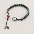 Passion & Vitality: Red Emperor Stone Red Agate Woven Boho Bracelet