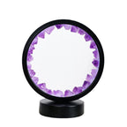 Tranquil Sleep: Amethyst Crystal Halo Night Light for Peace and Anxiety Relief
