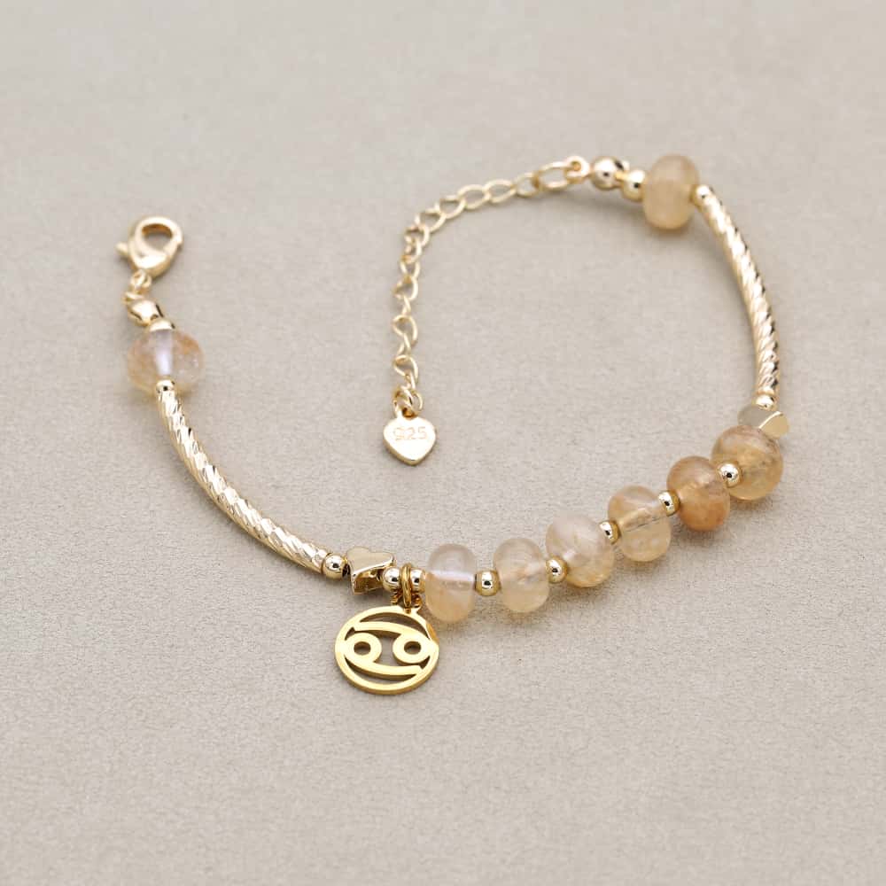 Zodiak-Harmonie Wassermelonenquarz-Kosmik-Armband