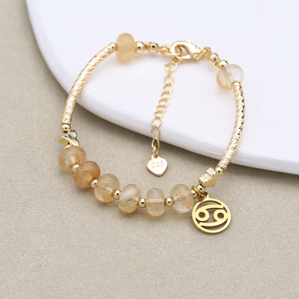 Zodiak-Harmonie Wassermelonenquarz-Kosmik-Armband