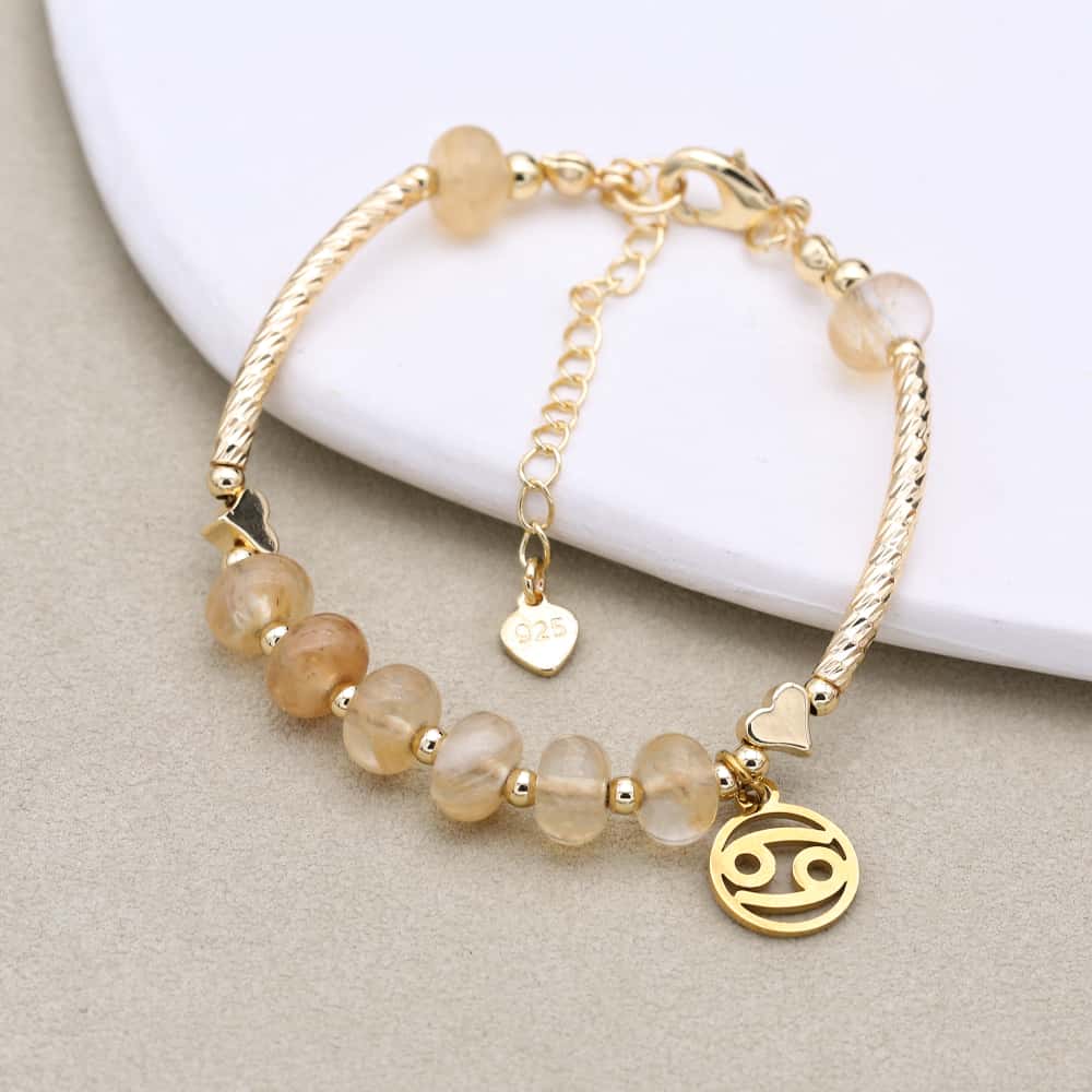 Zodiak-Harmonie Wassermelonenquarz-Kosmik-Armband