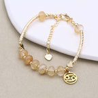 Zodiak-Harmonie Wassermelonenquarz-Kosmik-Armband