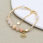 Pulsera de Aventurina Rosa Zodiac Amor y Abundancia
