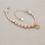 Pulsera de Aventurina Rosa Zodiac Amor y Abundancia