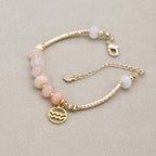 Pulsera de Aventurina Rosa Zodiac Amor y Abundancia