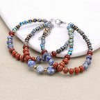 Bracelet triple rang en pierres multiples Harmonie et Force