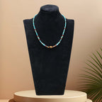 Inner Power and Protection Blue Imperial Jasper Beaded Necklace