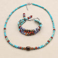 Inner Wisdom and Power Blue Imperial Jasper Jewelry Set