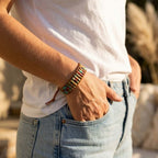 Joy and Chakra Harmony Imperial Jasper Leather Wrap Bracelet