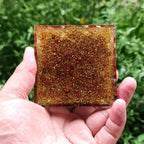 Harmony and Balance 7 Chakra Energy Orgone Pyramid with Wooden Base