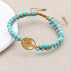 Turquoise Tree of Life Bracelet: Healing & Protection Talisman