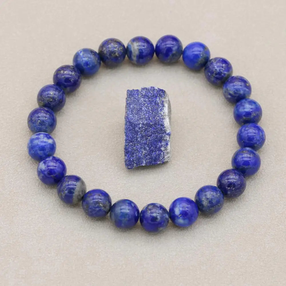 Inner Wisdom: Lapis Lazuli Intuition and Clarity Beaded Bracelet