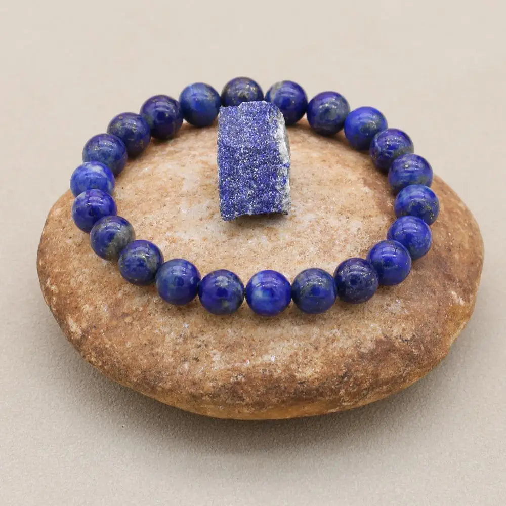 Inner Wisdom: Lapis Lazuli Intuition and Clarity Beaded Bracelet