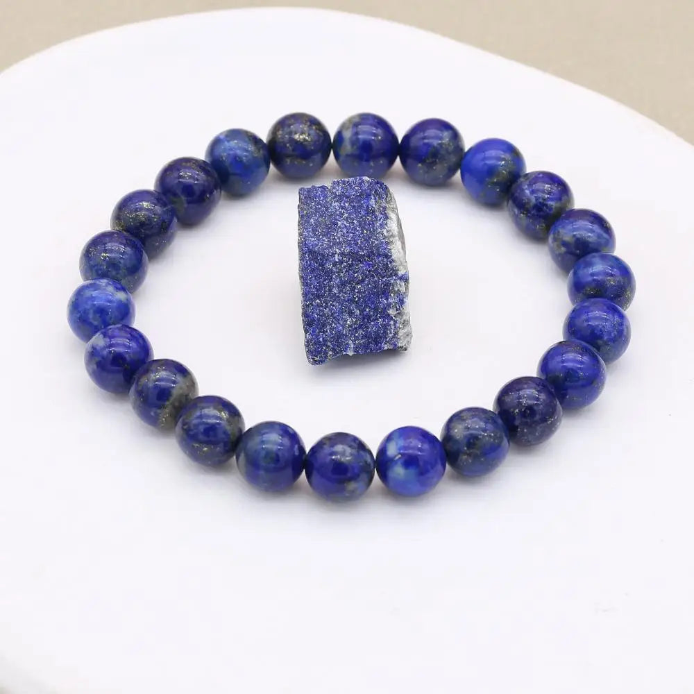 Inner Wisdom: Lapis Lazuli Intuition and Clarity Beaded Bracelet
