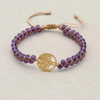 Amethyst Tree of Life Bracelet: Wisdom & Inner Peace Talisman