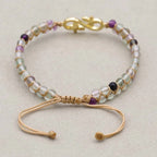 Infinity Butterfly Rainbow Fluorite Bracelet: Eternal Transformation & Focus