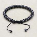 Pulsera de Concha de Coco con Mantra de Protección y Paz