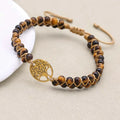 Tiger's Eye Tree of Life Bracelet: Confidence & Protection Talisman
