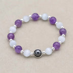 Amethyst Wisdom Bracelet Set: Serenity & Protection Trio (3 PCS)