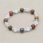 Unakite Harmony Bracelet Set: Balance & Vision Trio (3 PCS)