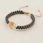 Obsidian Tree of Life Bracelet: Protection & Growth Talisman