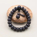 Lightning-Struck Jujube Wood Six-Syllable Mantra Bracelet: Protection & Blessing