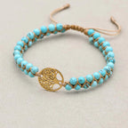 Turquoise Tree of Life Bracelet: Healing & Protection Talisman