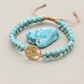 Turquoise Tree of Life Bracelet: Healing & Protection Talisman