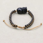 Black Obsidian PiXiu Bracelet: Wealth Attraction & Ultimate Protection