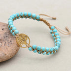 Turquoise Tree of Life Bracelet: Healing & Protection Talisman