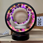 Tranquil Sleep: Amethyst Crystal Halo Night Light for Peace and Anxiety Relief