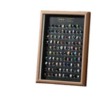 100 Kinds of Natural Mineral Gemstones Specimen Frame: Nature's Encyclopedia Wall Art
