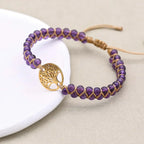 Amethyst Tree of Life Bracelet: Wisdom & Inner Peace Talisman