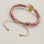 Rhodonite Tree of Life Bracelet: Love & Emotional Healing Talisman