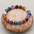 Total Alignment: 7 Chakra Balance and Vitality Beaded Bracelet