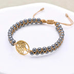 Hematite Tree of Life Bracelet: Grounding & Focus Talisman
