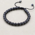 Pulsera de Concha de Coco con Mantra de Protección y Paz