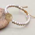 Howlite Tree of Life Bracelet: Patience & Calm Energy Talisman